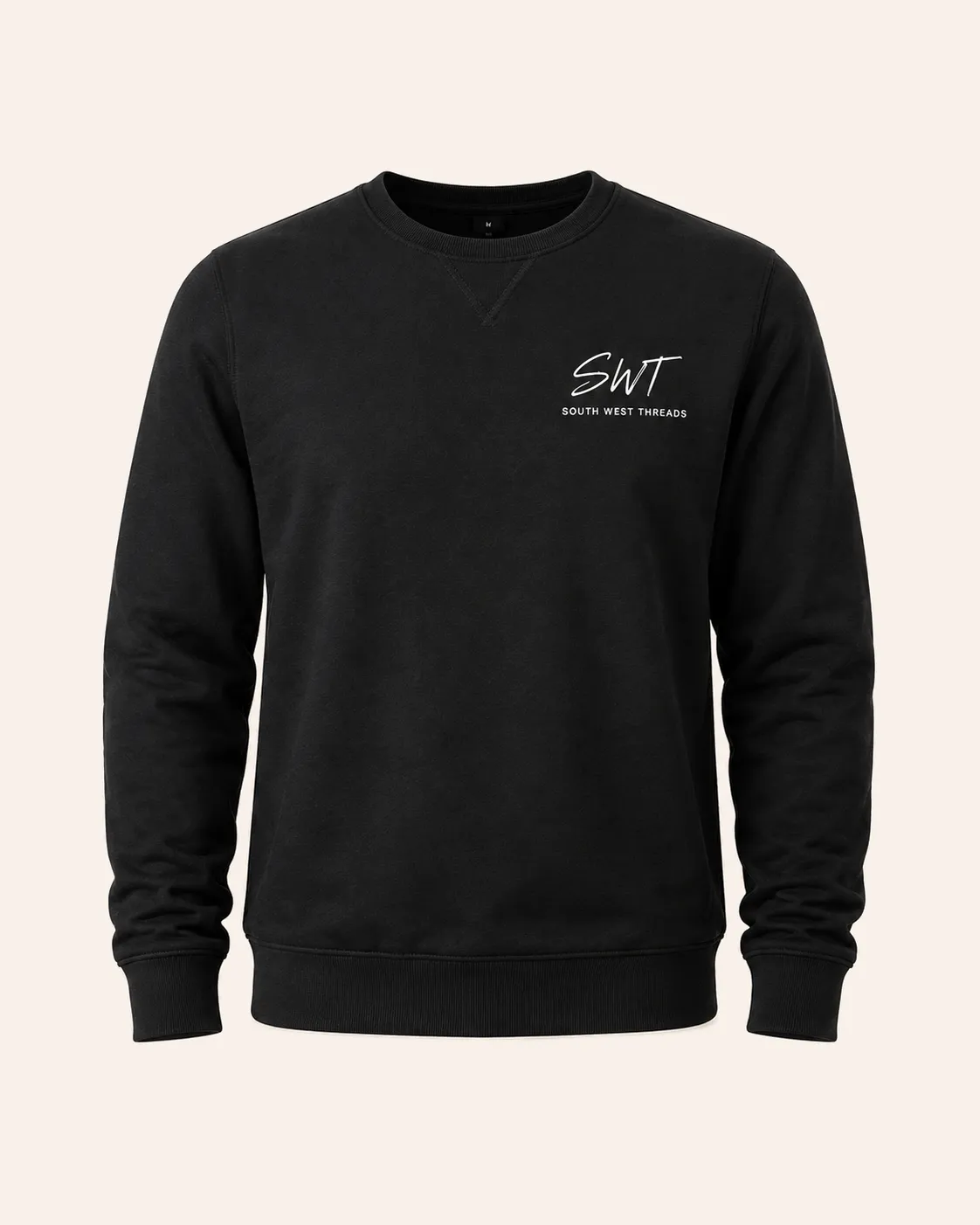 Black crew jumper