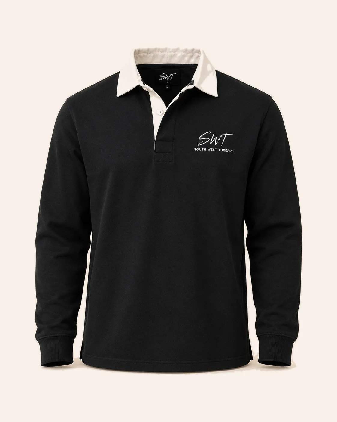 Black rugby jumper
