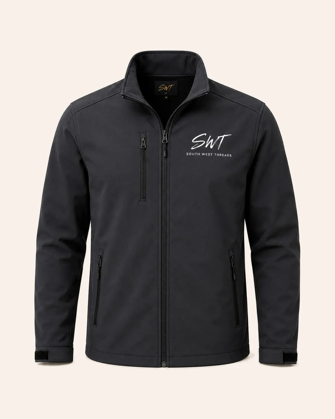 Black softshell jacket